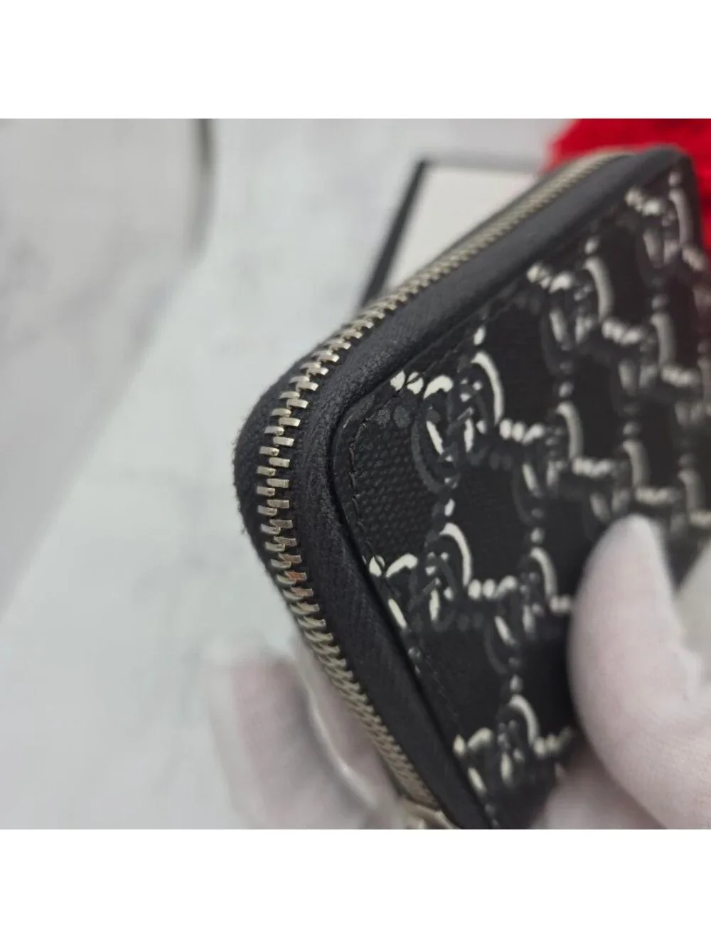 Gucci Coin Purse Wallet GG Shadow